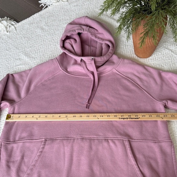ATHLETA COZY KARMA LONGER HOODIE Sugarplum Mauve Size L - Picture 5 of 12